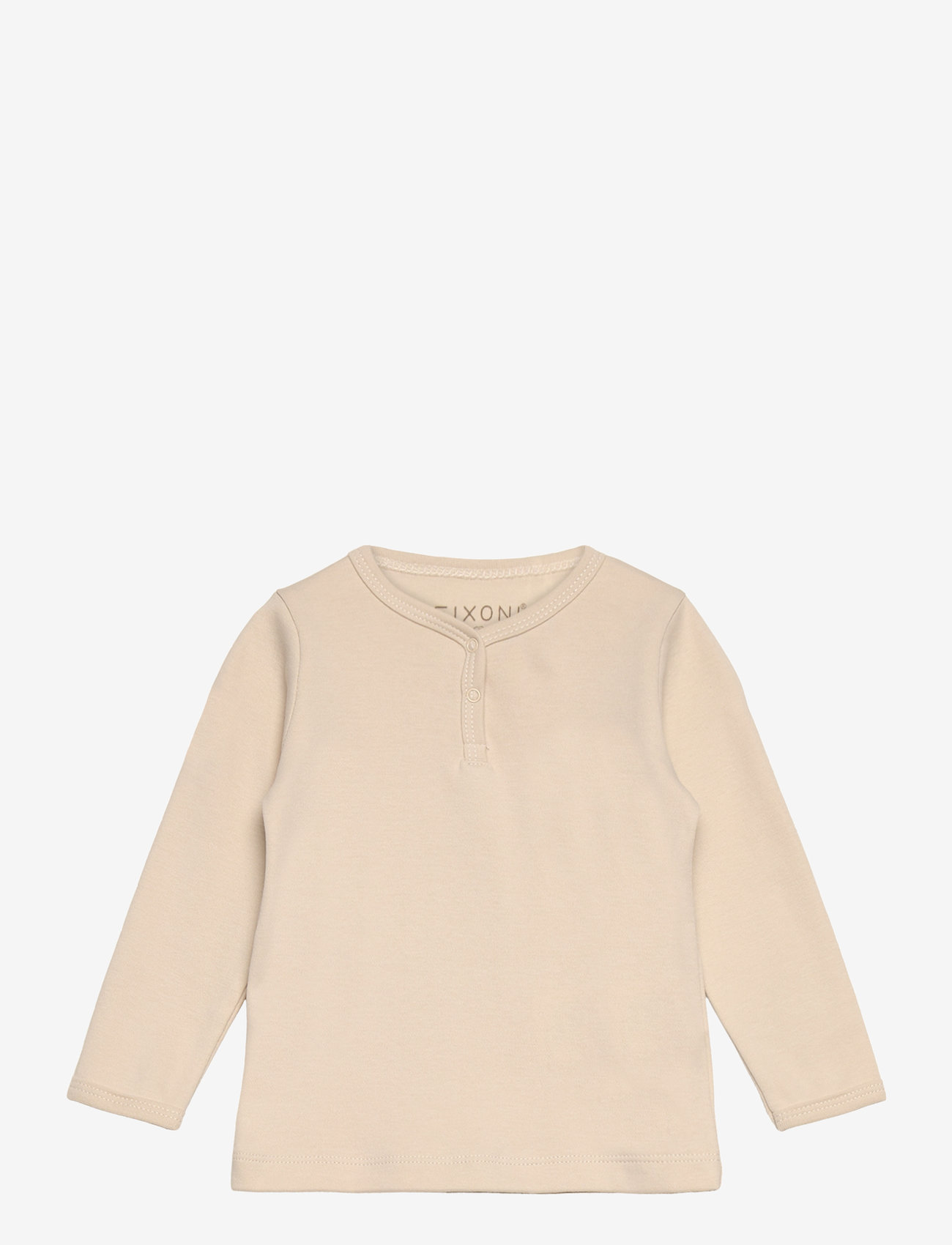 Fixoni - Blouse LS - Solid - efterårstøj - oatmeal - 0