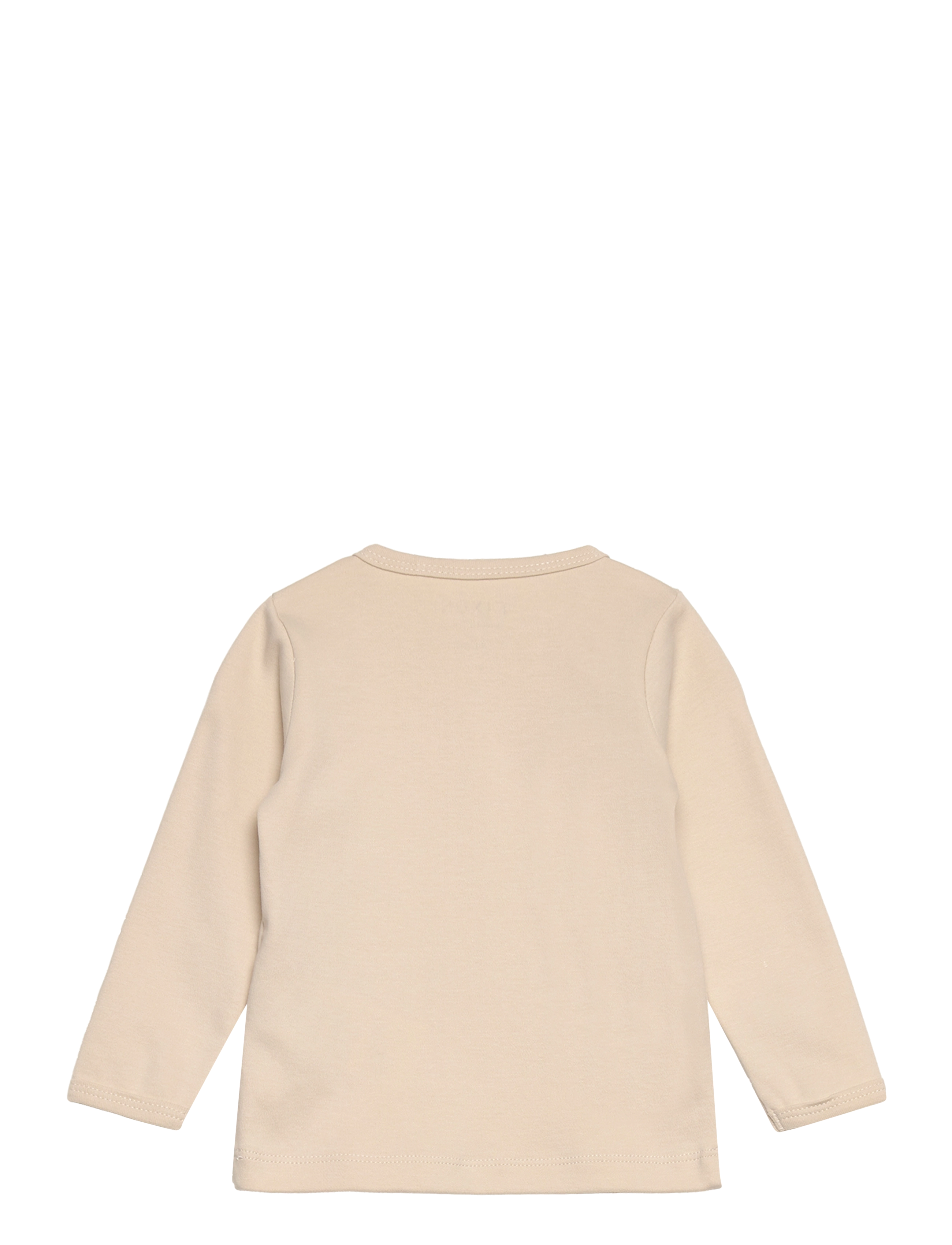 Fixoni - Blouse LS - Solid - pikkade varrukatega t-särgid - oatmeal - 1