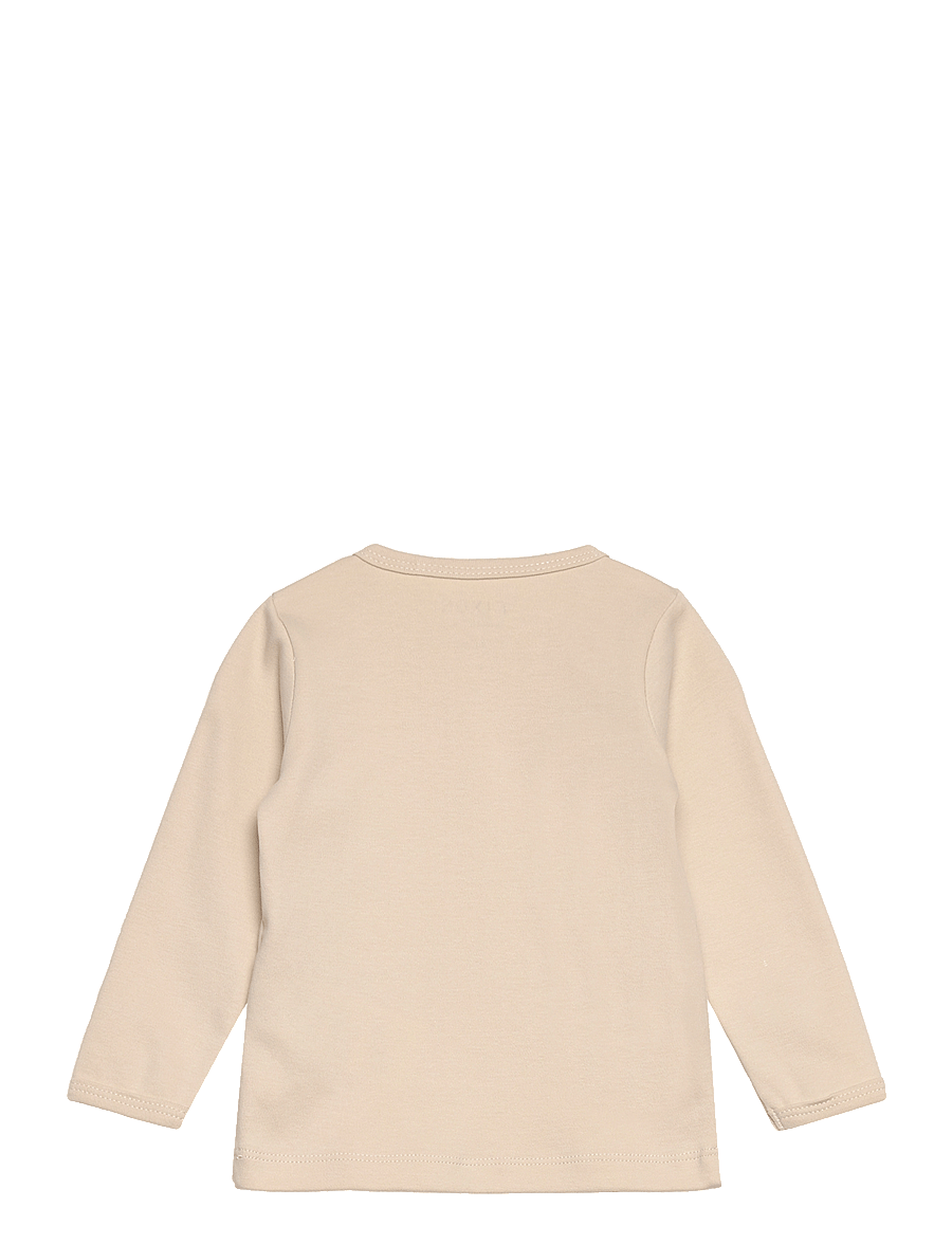 Fixoni - Blouse LS - Solid - langärmelig - oatmeal - 1
