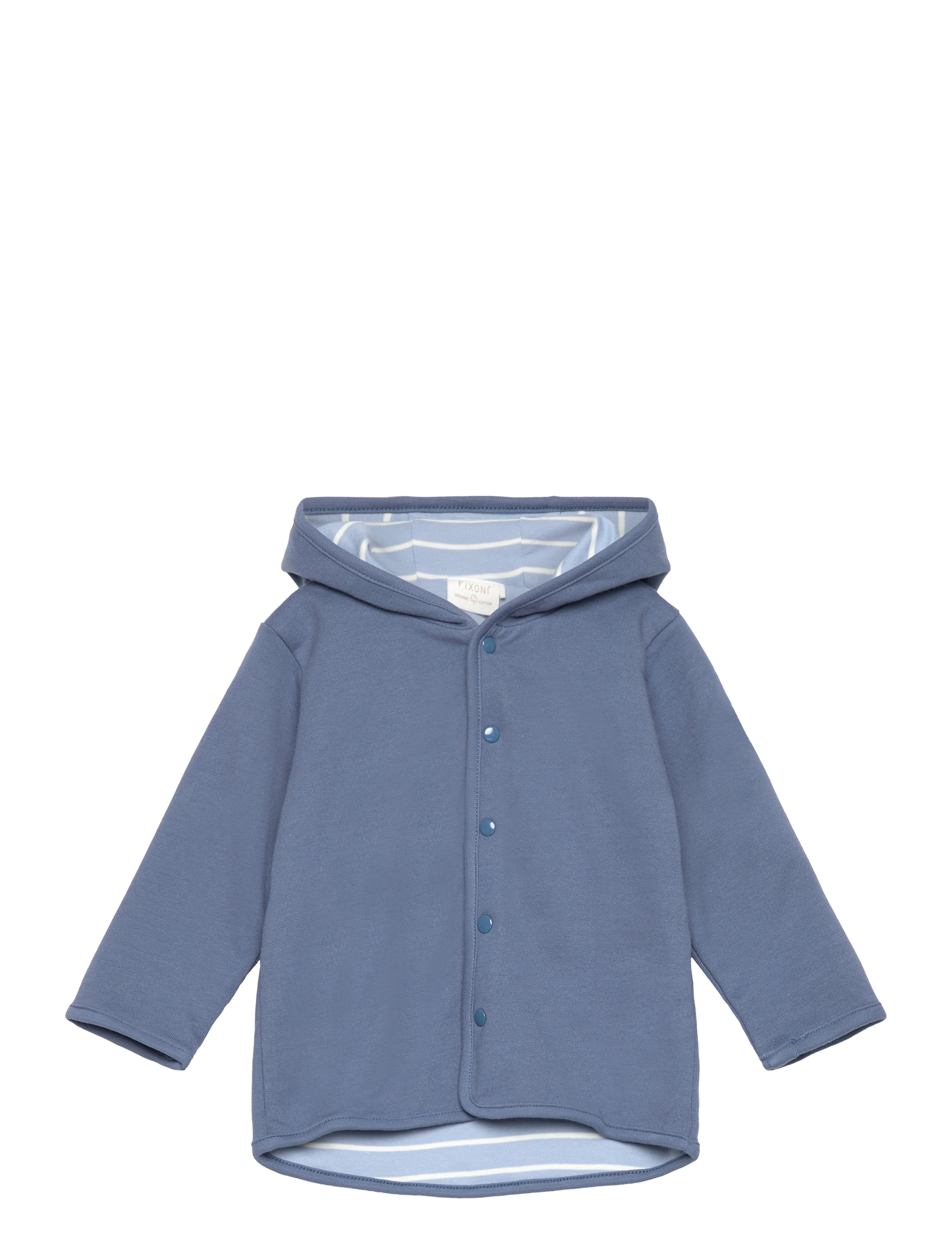 Fixoni Reversible Cardigan, 80, Knitwear, Blau - Cardigans, Kinder