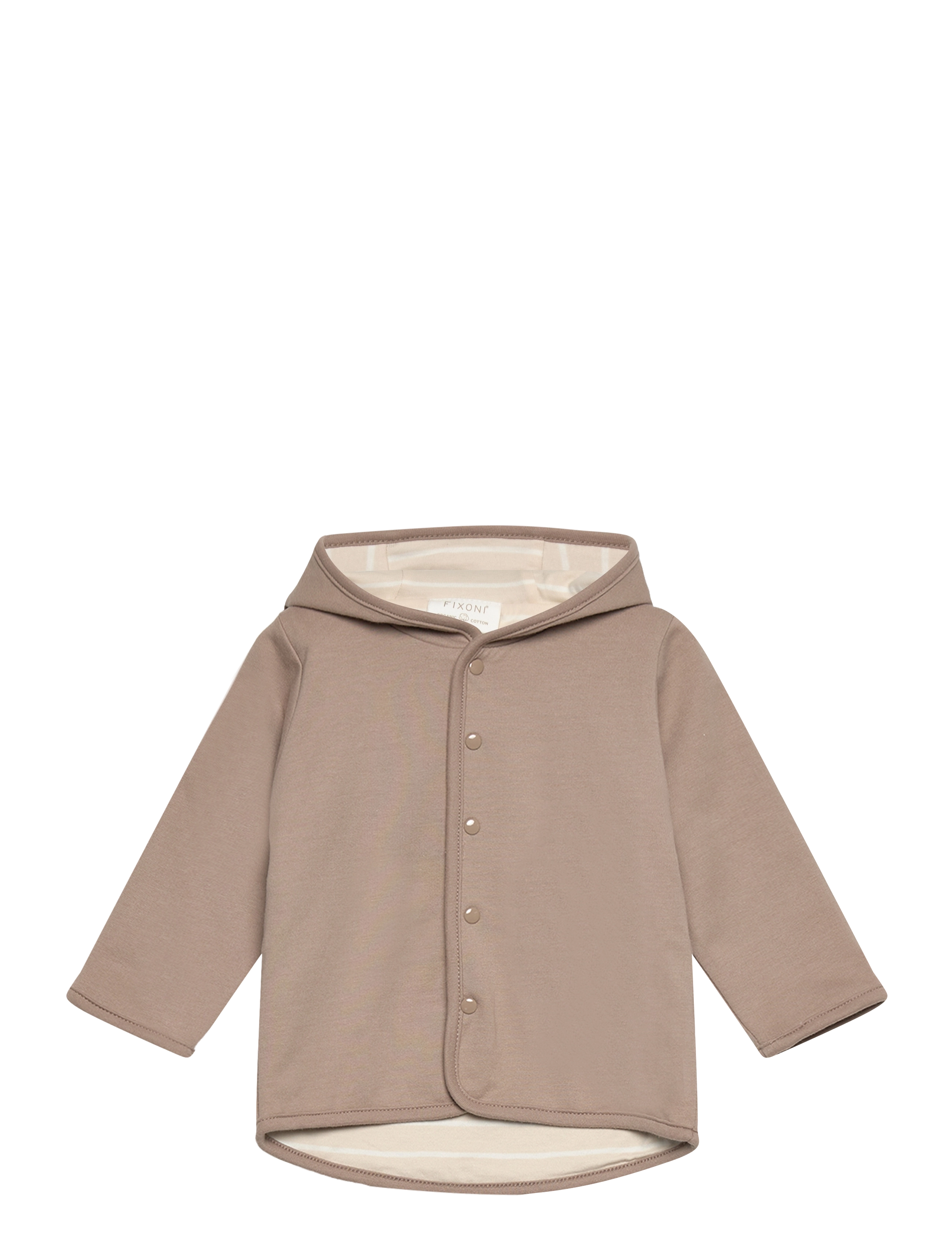 Fixoni Reversible Cardigan, 92, Beige, Strik > Cardigans, Børn