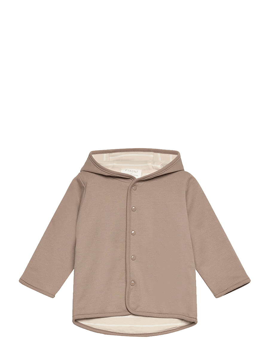 Fixoni - Reversible Cardigan - koftor - dune - 0