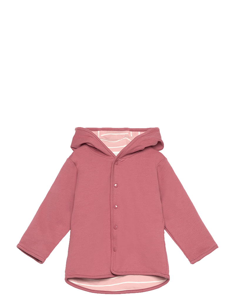 Fixoni - Reversible Cardigan - cardigans - withered rose - 0