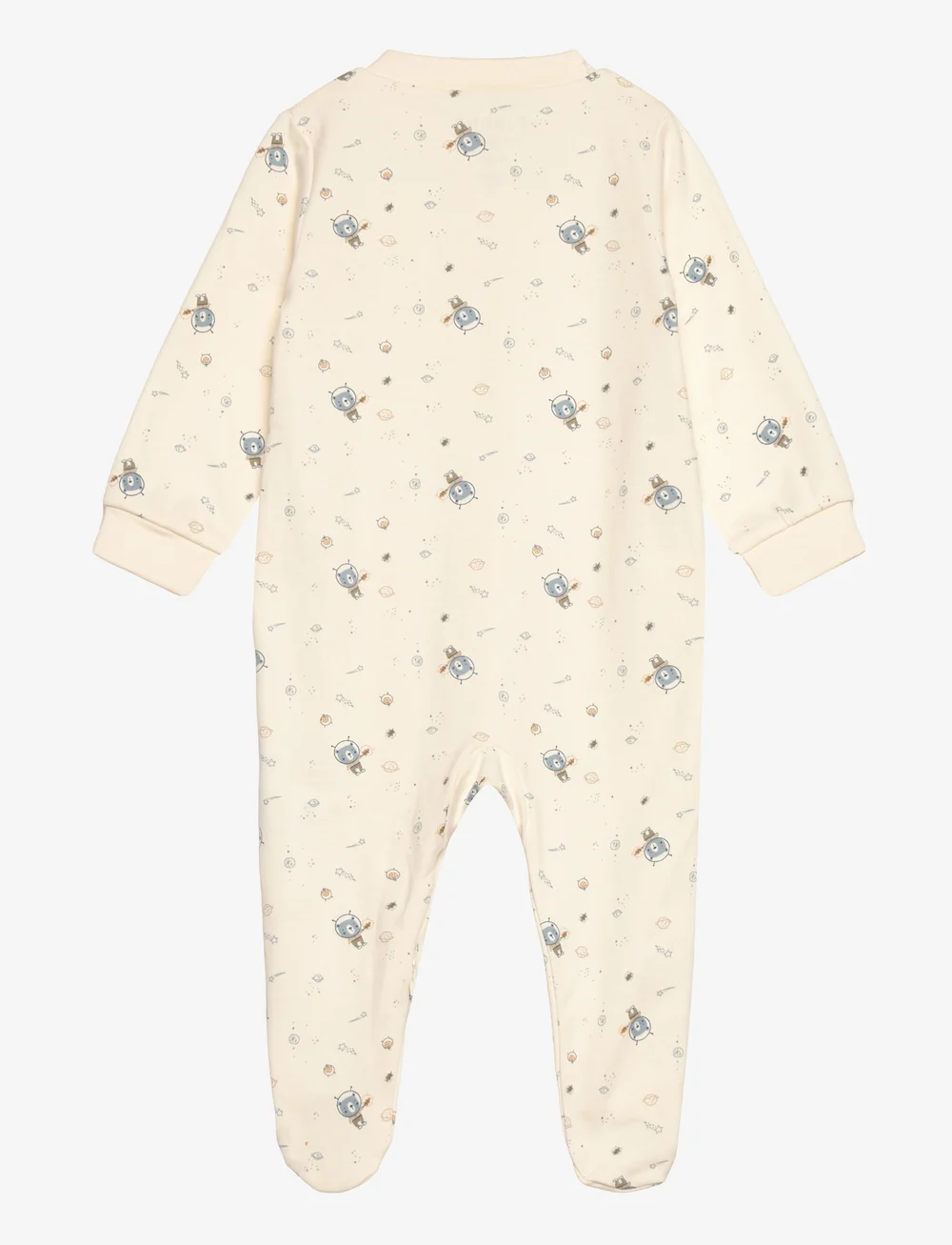 Fixoni - Nightsuit w.zipper a. foot - sleeping overalls - ashley blue - 1