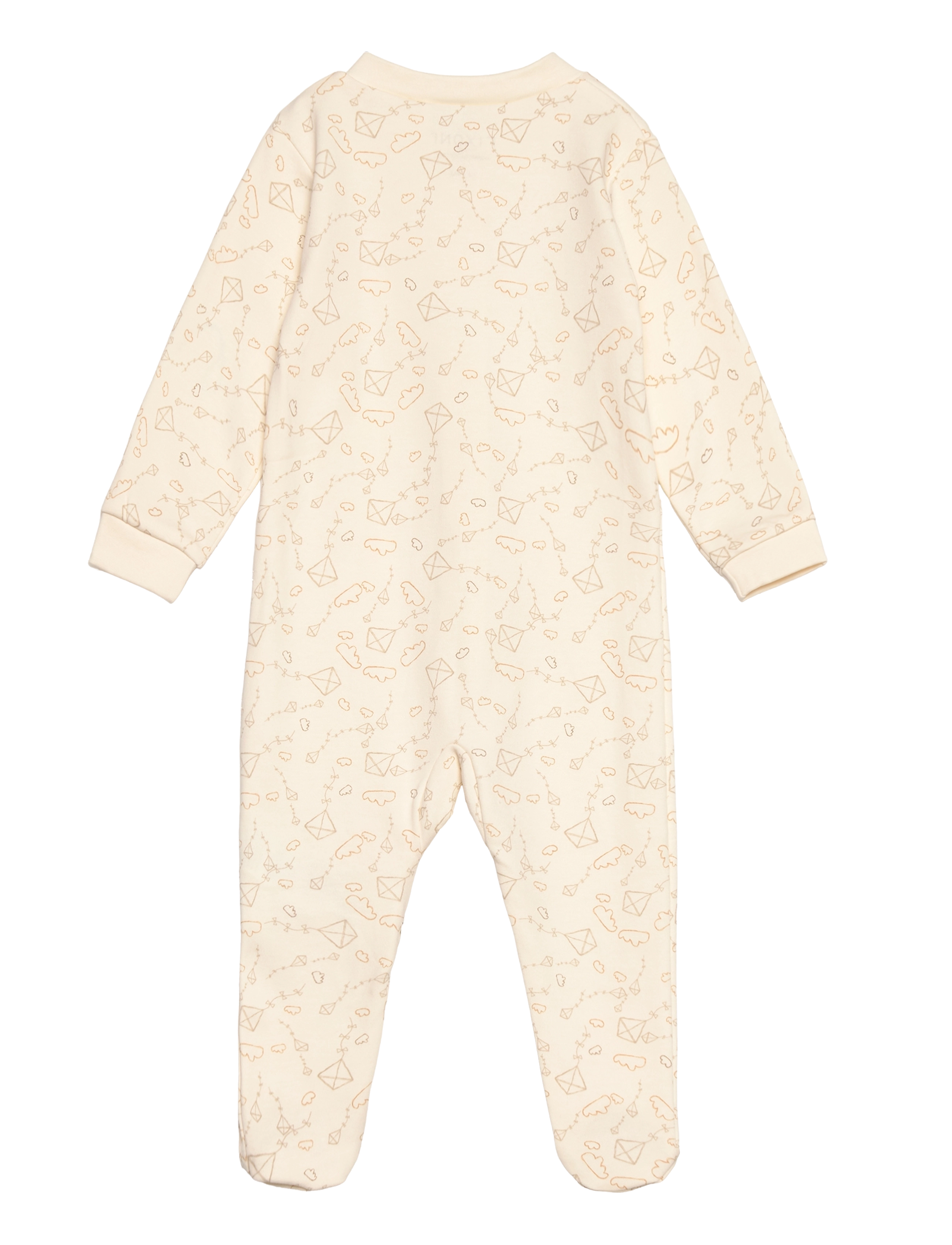 Fixoni - Nightsuit w.zipper a. foot - marshmallow - 1