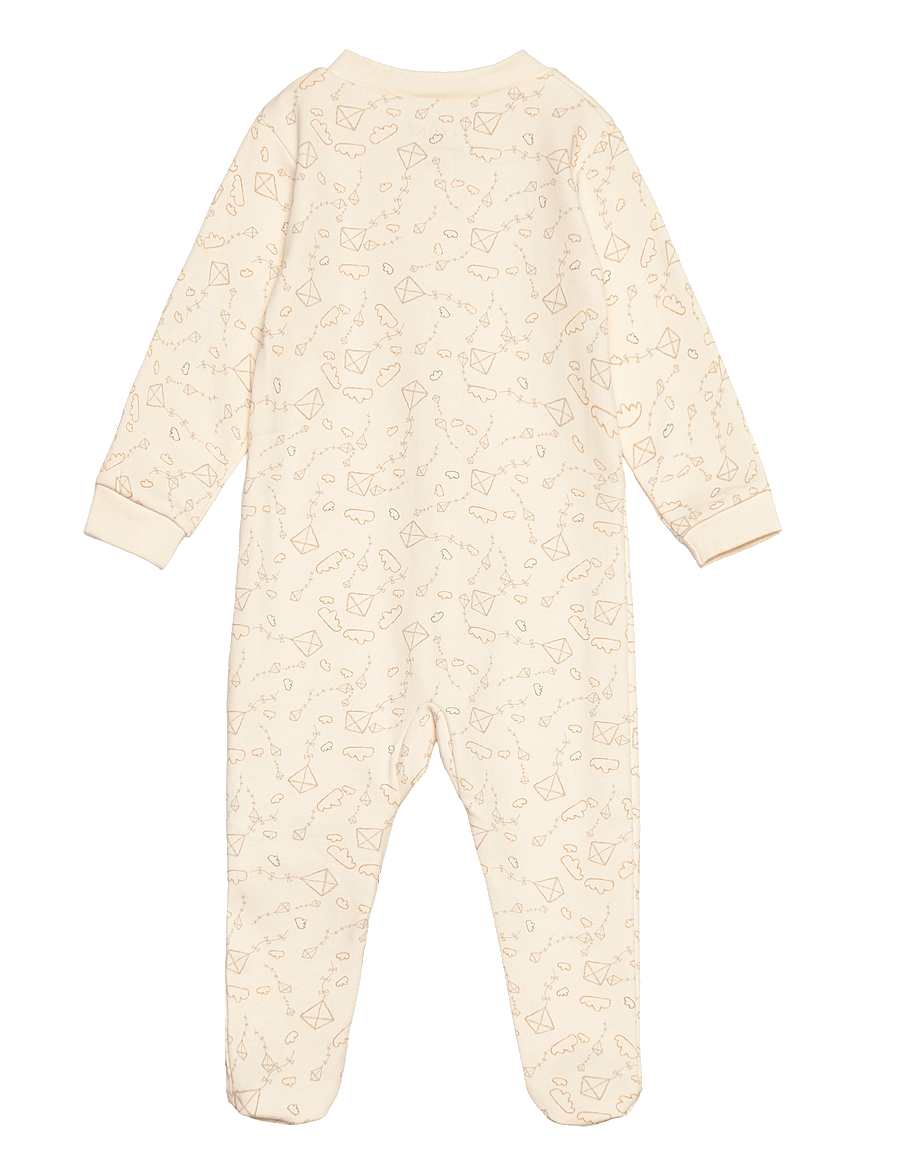 Fixoni - Nightsuit w.zipper a. foot - marshmallow - 1