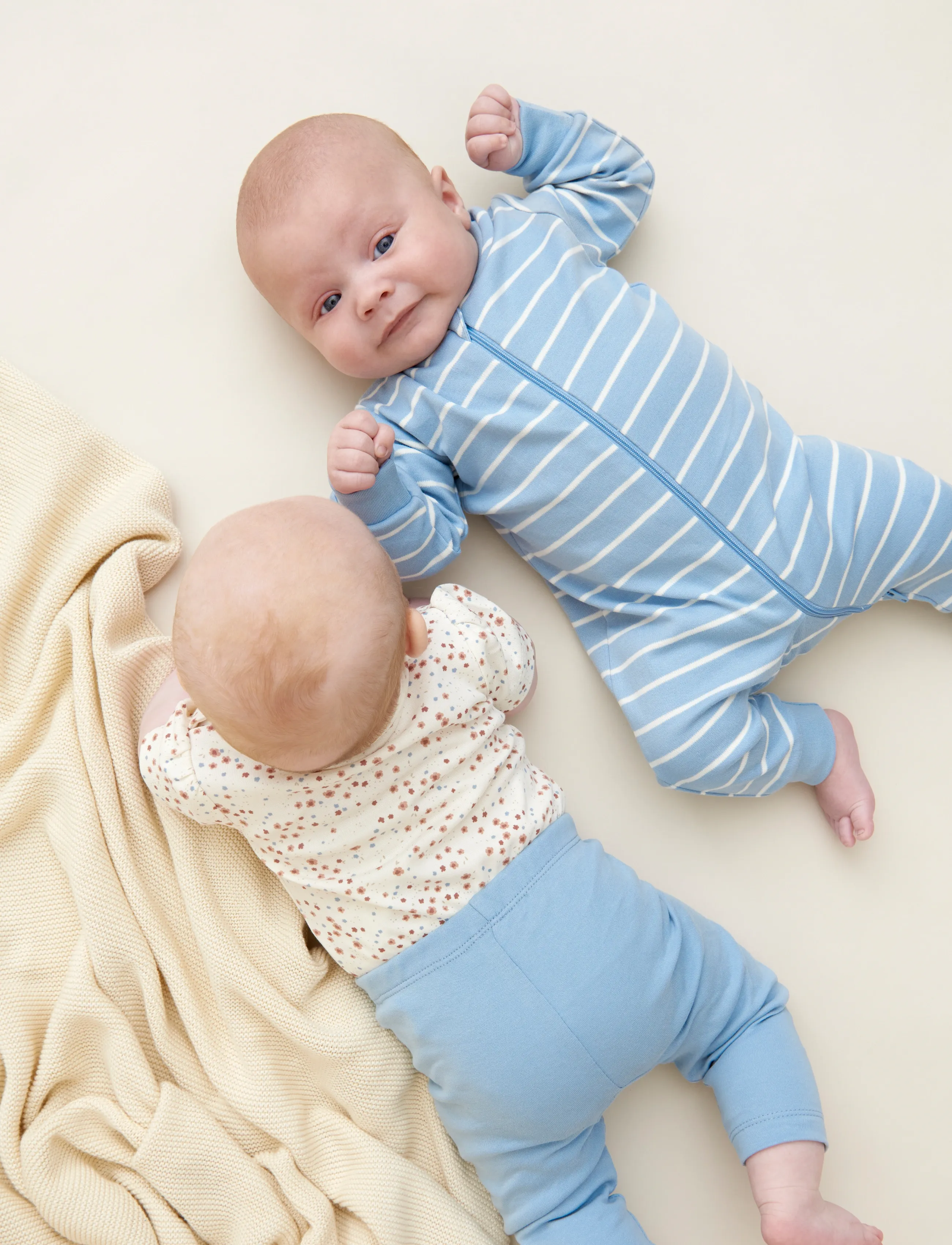 Fixoni Nightsuit W.zipper, 56, Blue, Pyjamas > Pyjamas Onesie, Børn