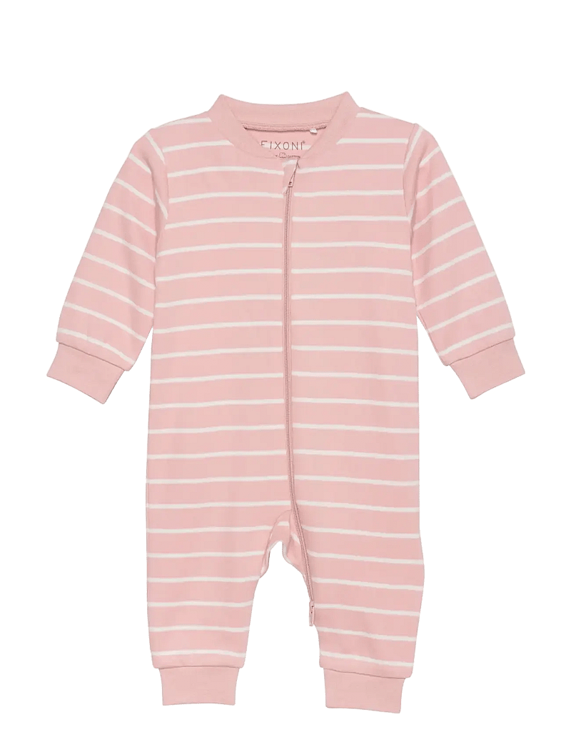 Fixoni - Nightsuit w.zipper - magamiskombinesoonid - misty rose - 0