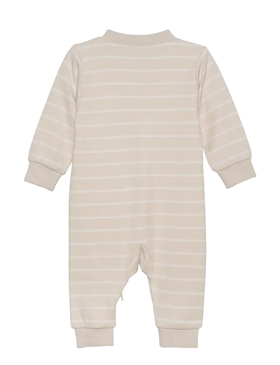 Fixoni - Nightsuit w.zipper - sovoveraller - oatmeal - 1