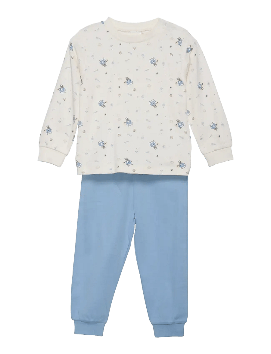 Fixoni - Pyjama Set - pyjamassæt - ashley blue - 0