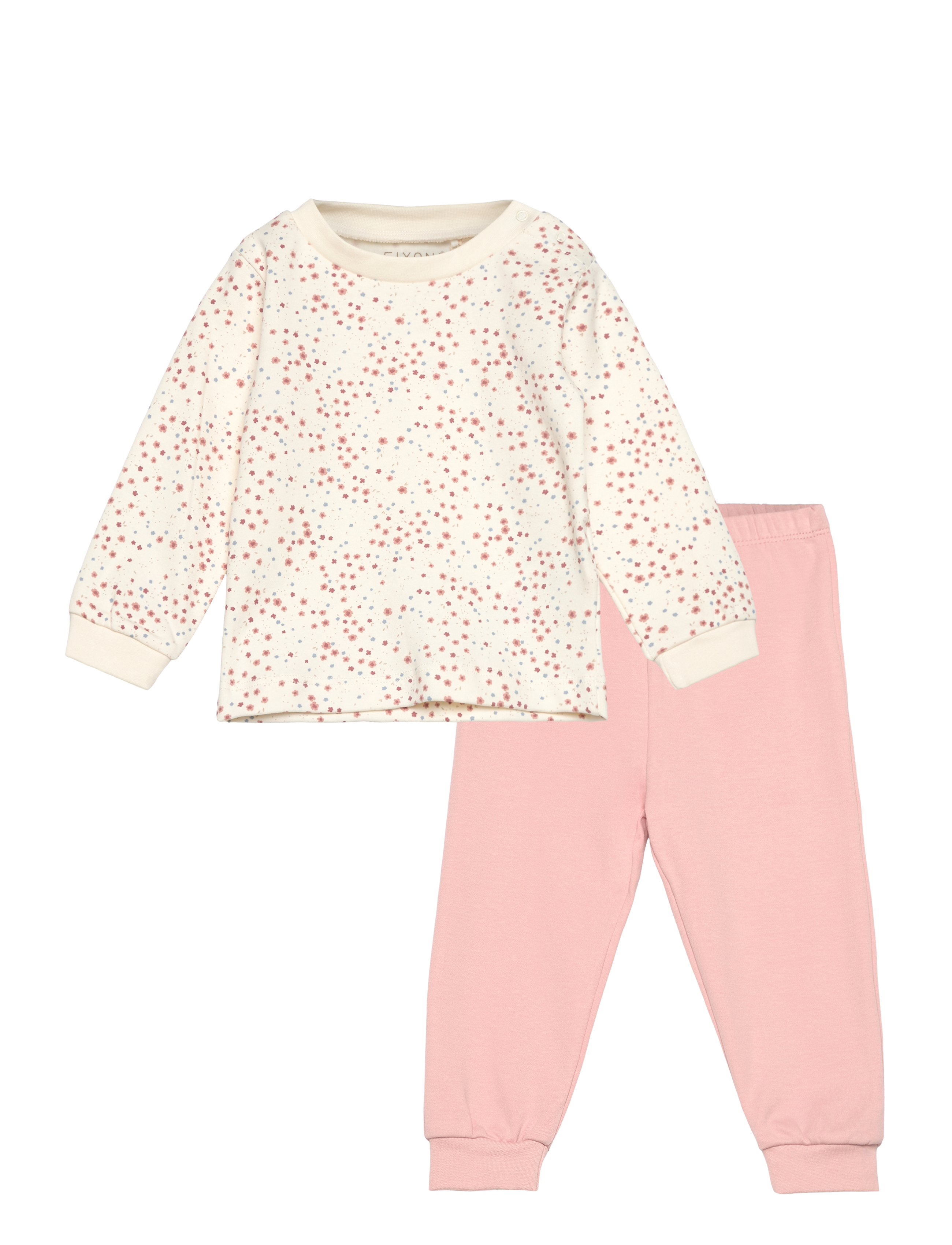 Fixoni Pyjama Set, 86, Pink, Pyjamas > Pyjamas-Sæt, Børn