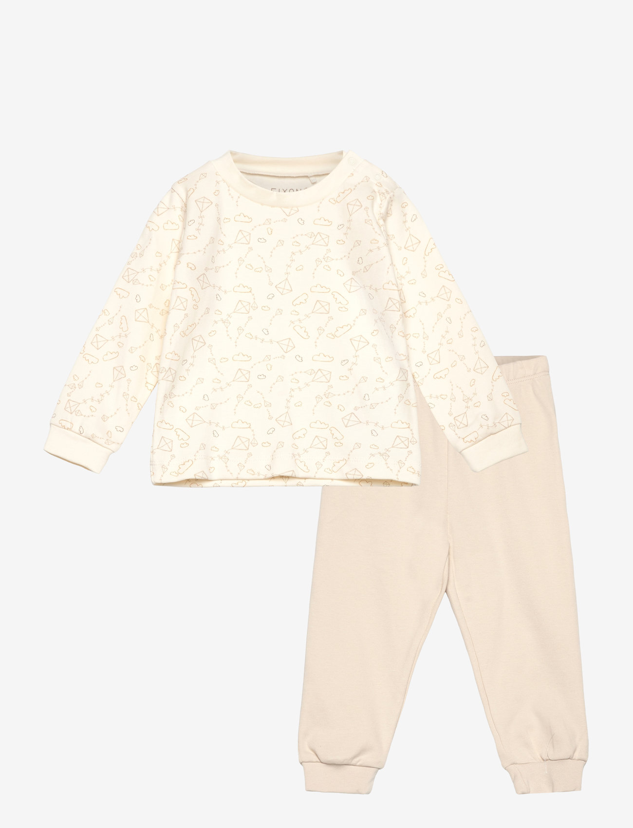 Fixoni - Pyjama Set - komplektid - oatmeal - 0