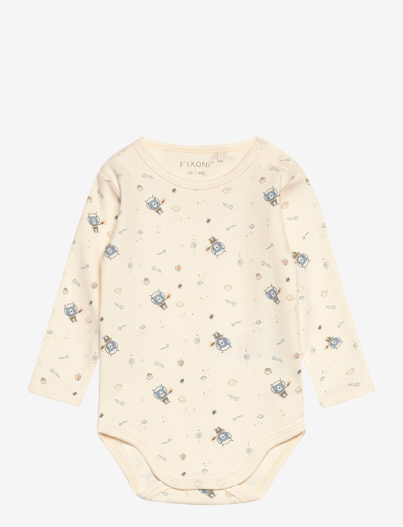 Fixoni - Body LS w.Romper - madalaimad hinnad - ashley blue - 2