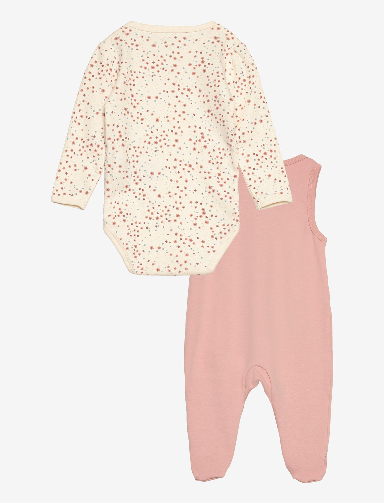 Fixoni - Body LS w.Romper - setit, joissa body - misty rose - 1