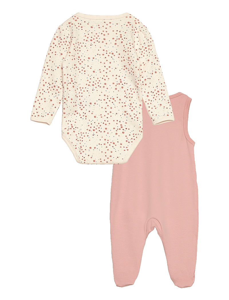 Fixoni - Body LS w.Romper - setit, joissa body - misty rose - 1