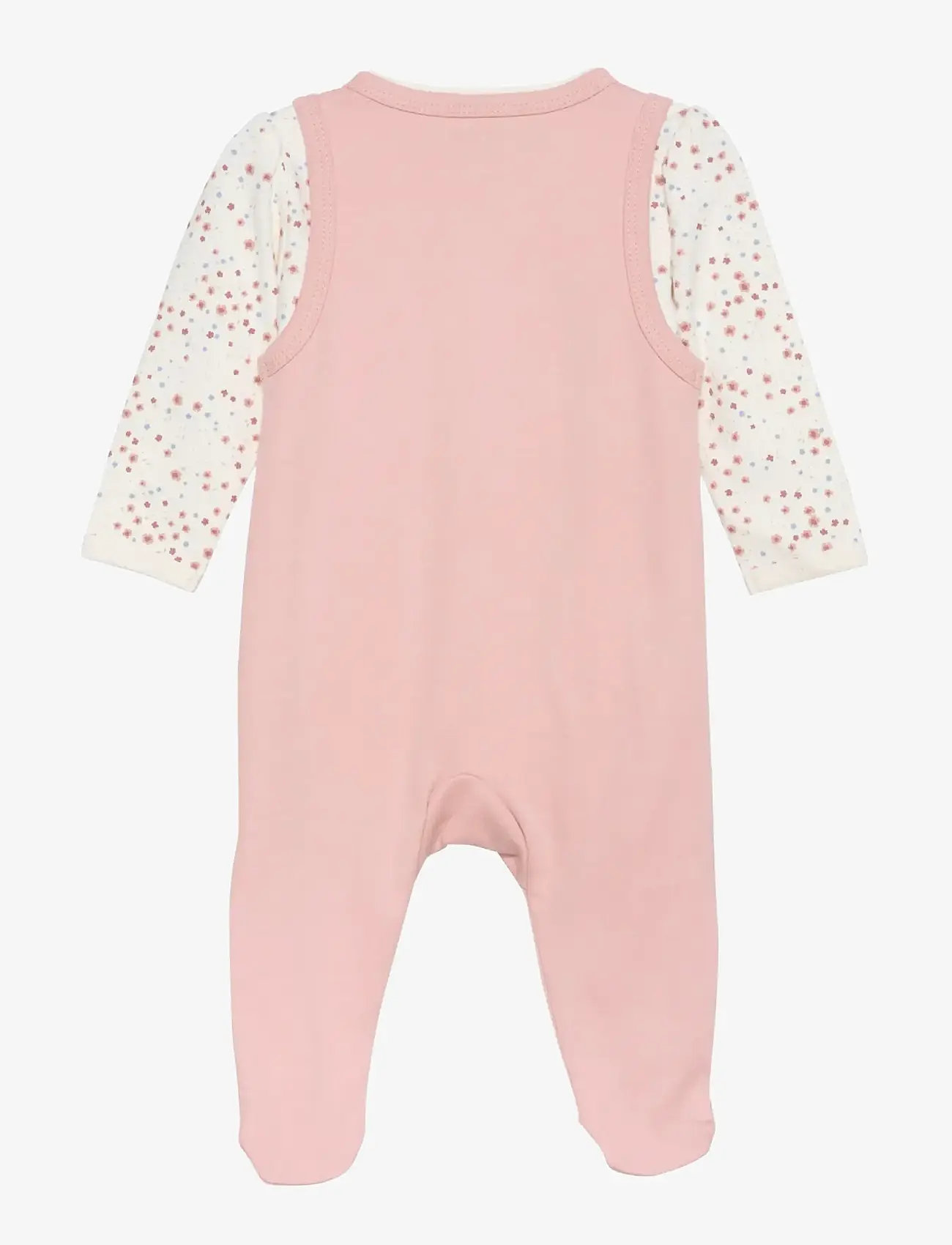Fixoni - Body LS w.Romper - setit, joissa body - misty rose - 4