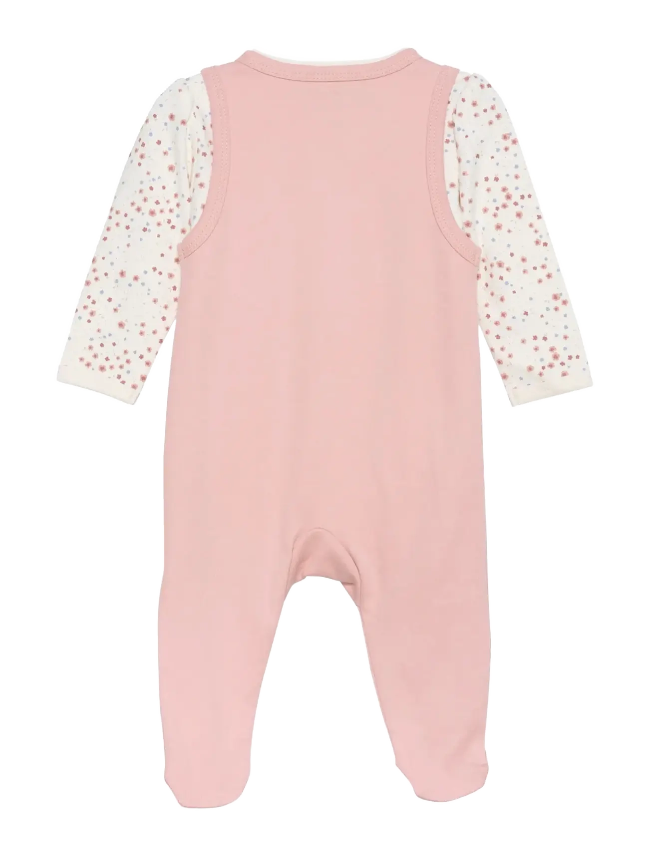 Fixoni - Body LS w.Romper - bodiga komplektid - misty rose - 4