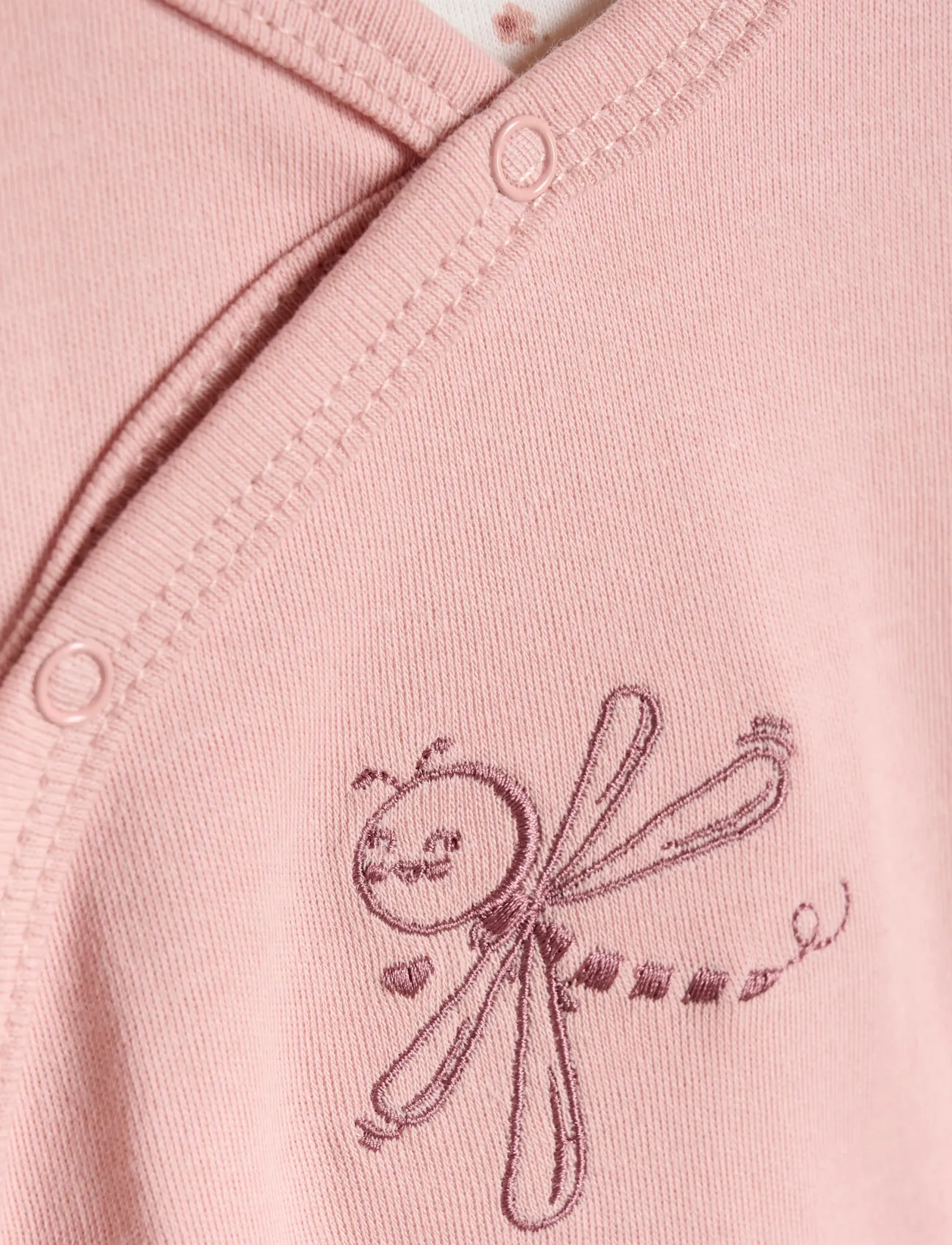 Fixoni - Body LS w.Romper - bodiga komplektid - misty rose - 5