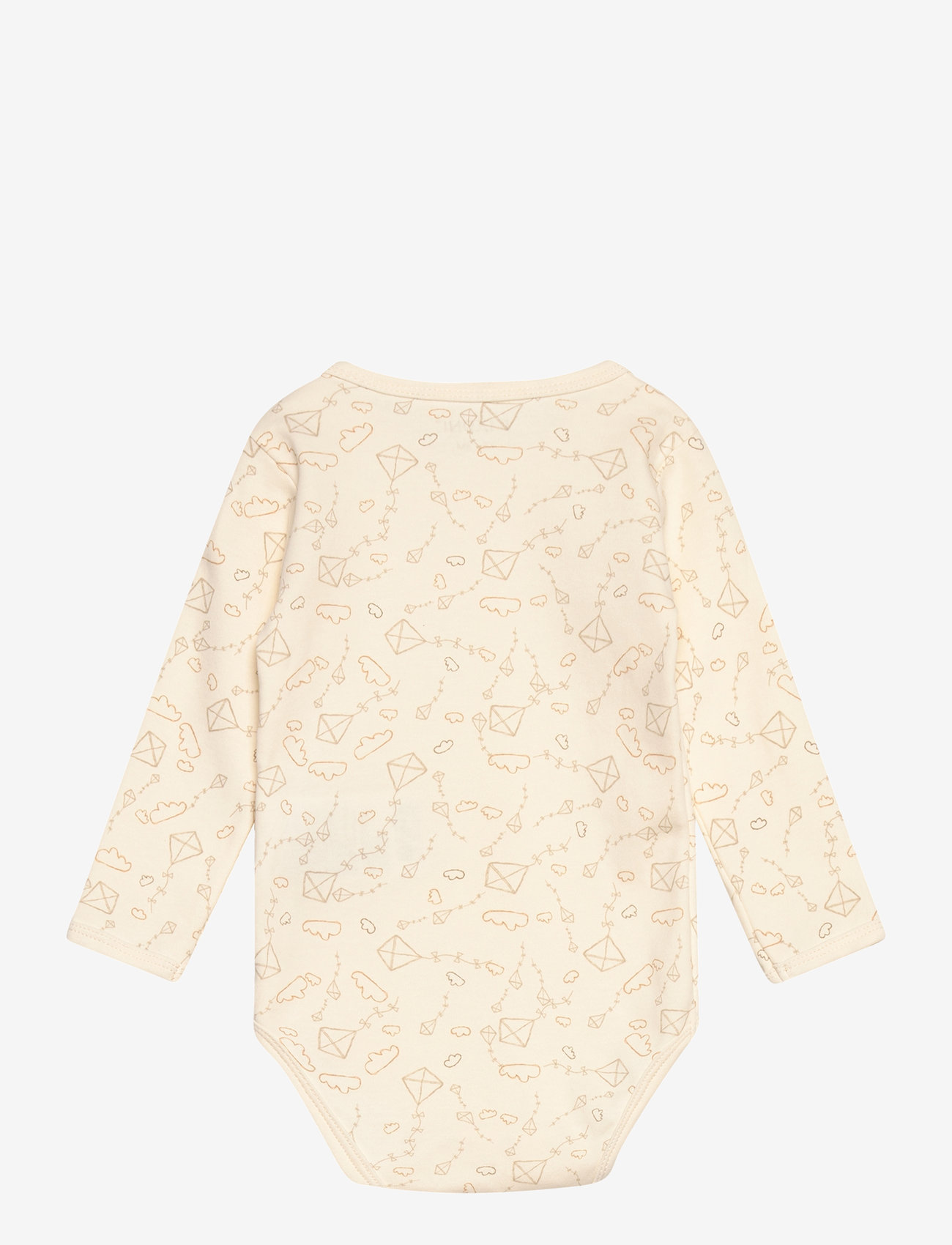 Fixoni - Body LS w.Romper - madalaimad hinnad - oatmeal - 3