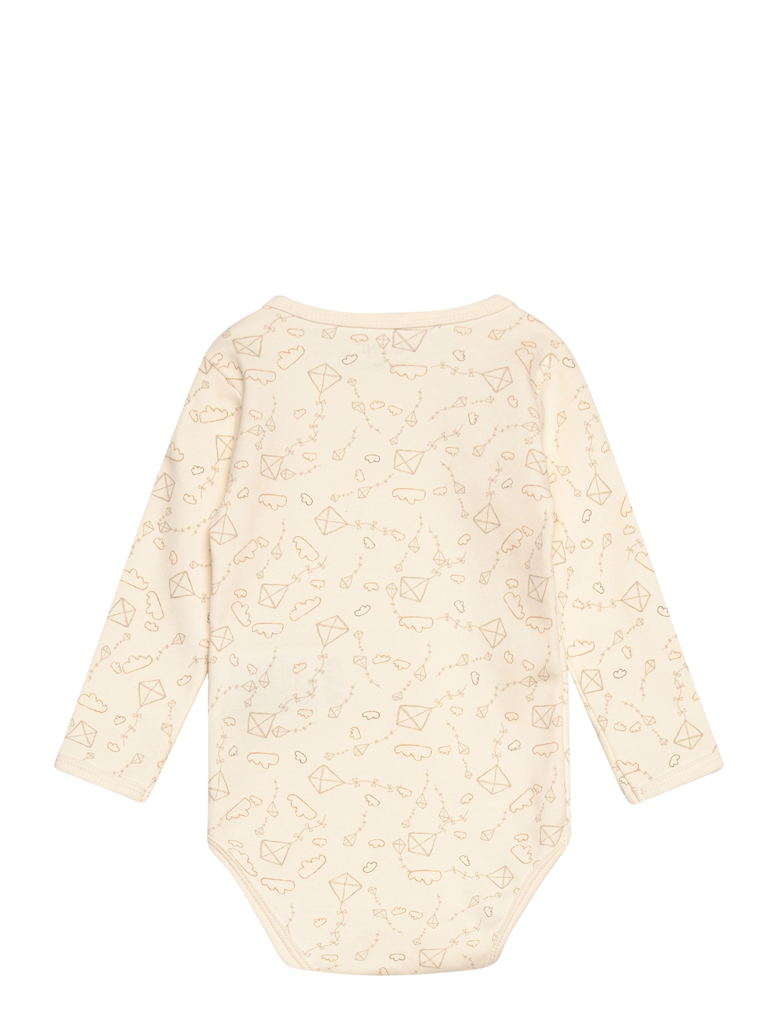 Fixoni - Body LS w.Romper - set med body - oatmeal - 3