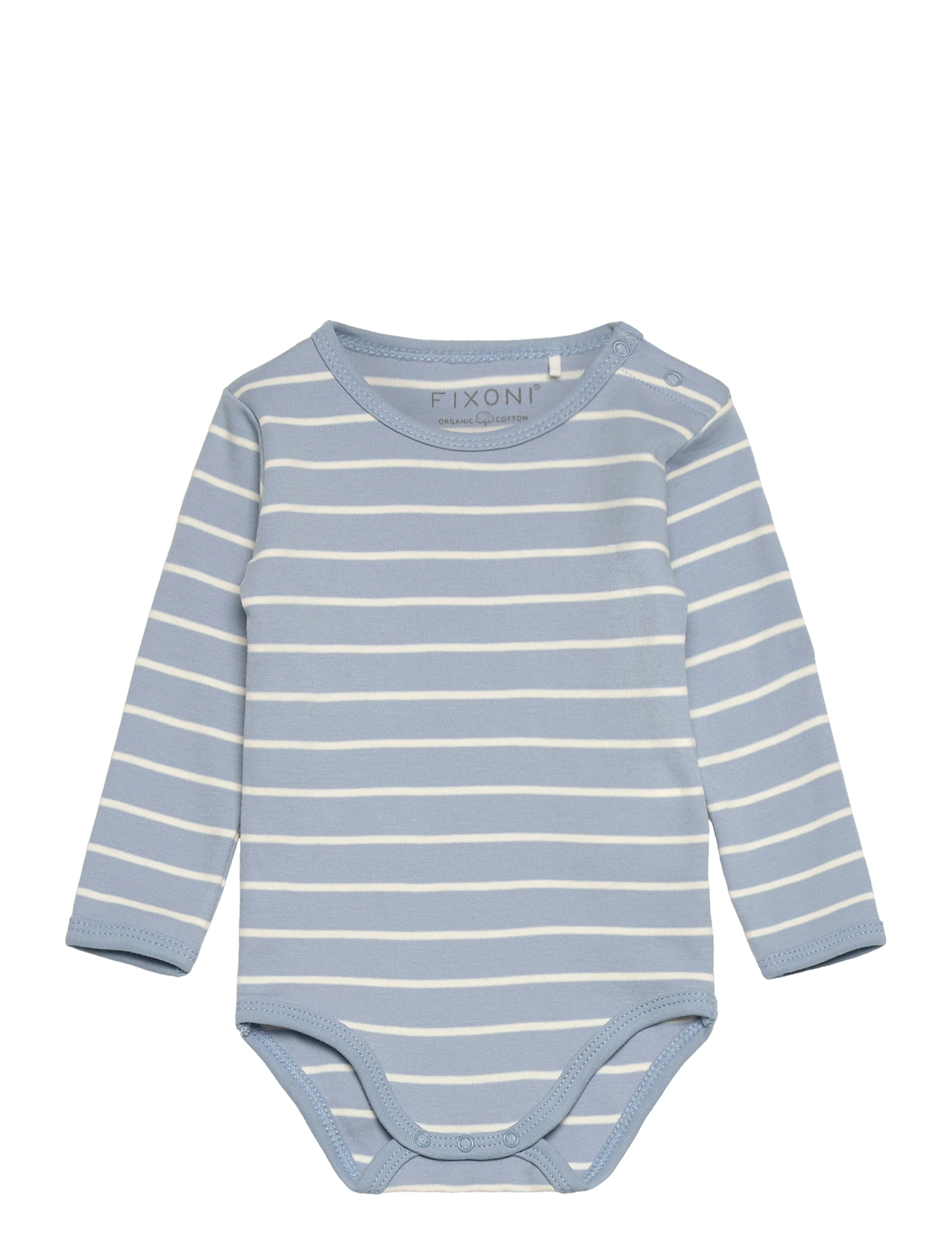 Fixoni - Body LS w.Velour Romper - sæt med body - blue fushion - 2