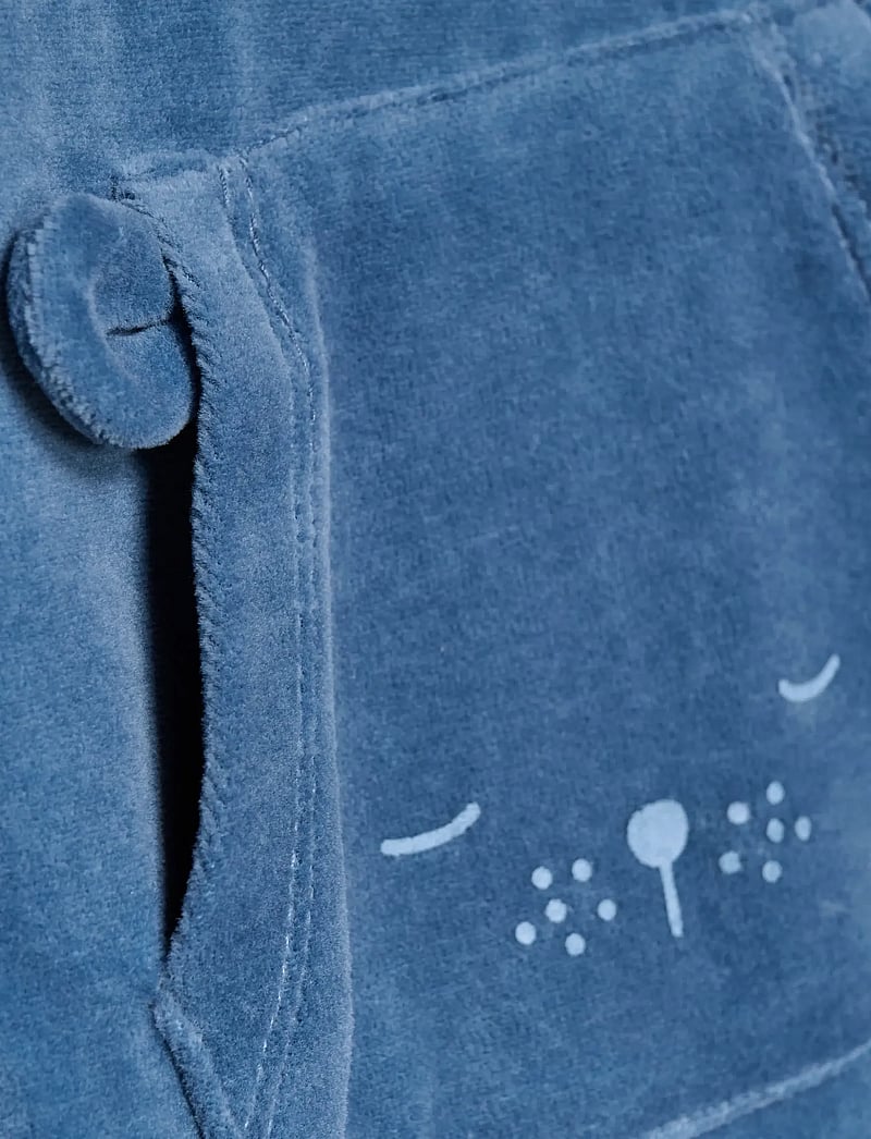 Fixoni - Body LS w.Velour Romper - bodiga komplektid - blue fushion - 4