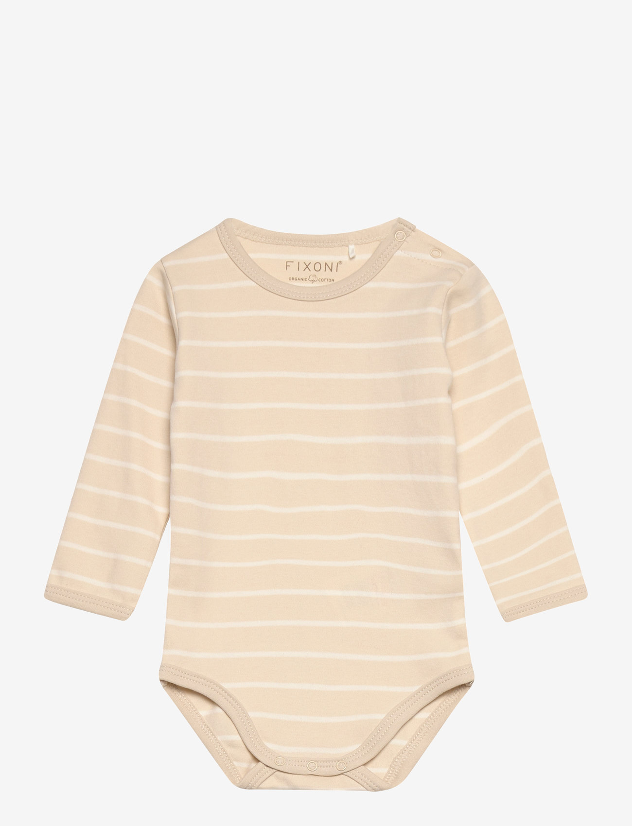 Fixoni - Body LS w.Velour Romper - bodiga komplektid - dune - 2