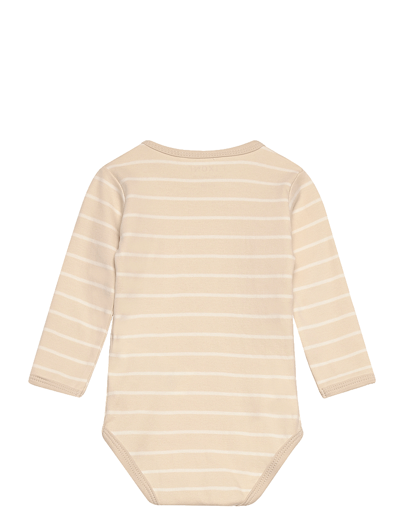 Fixoni - Body LS w.Velour Romper - bodiga komplektid - dune - 3