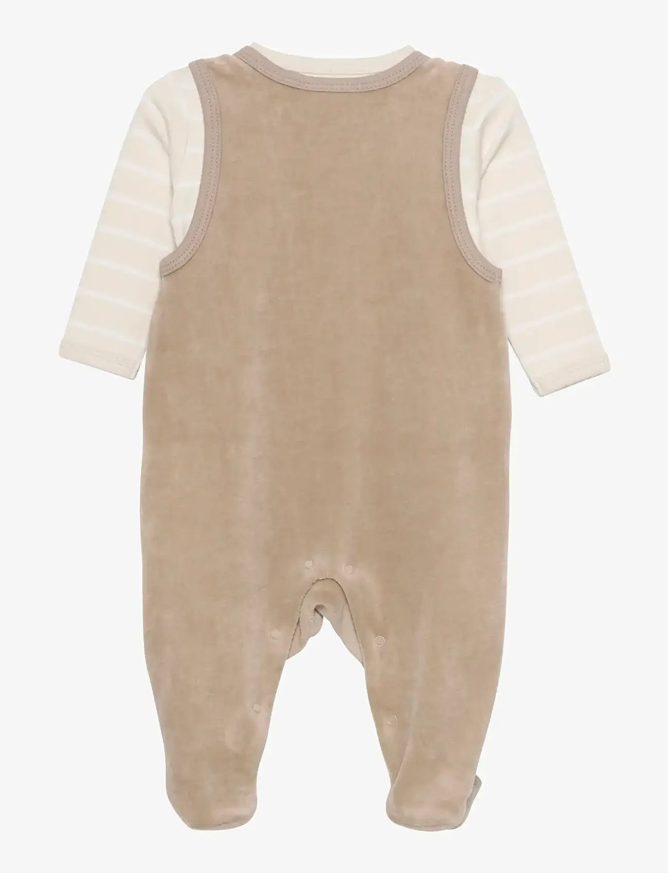 Fixoni - Body LS w.Velour Romper - sets mit body - dune - 5