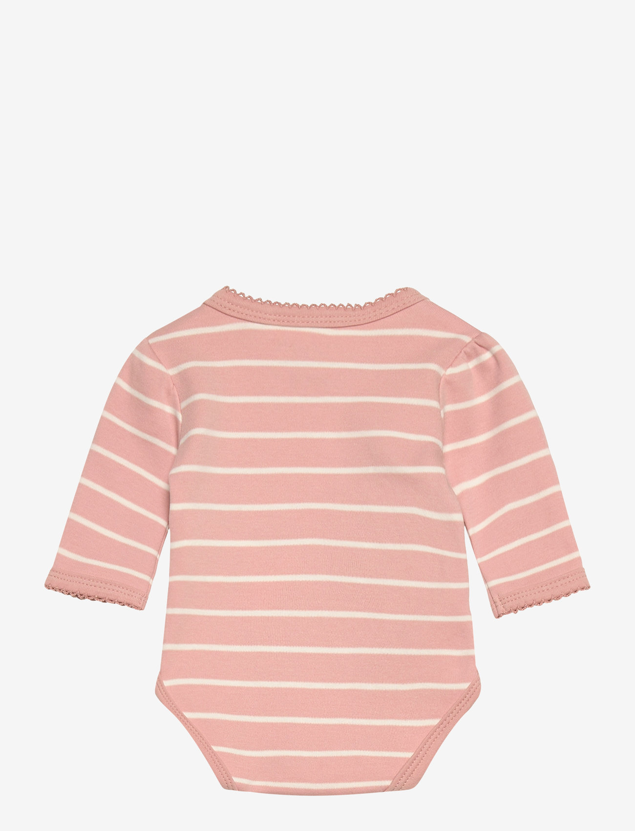 Fixoni - Body LS w.Velour Romper - sæt med body - withered rose - 3