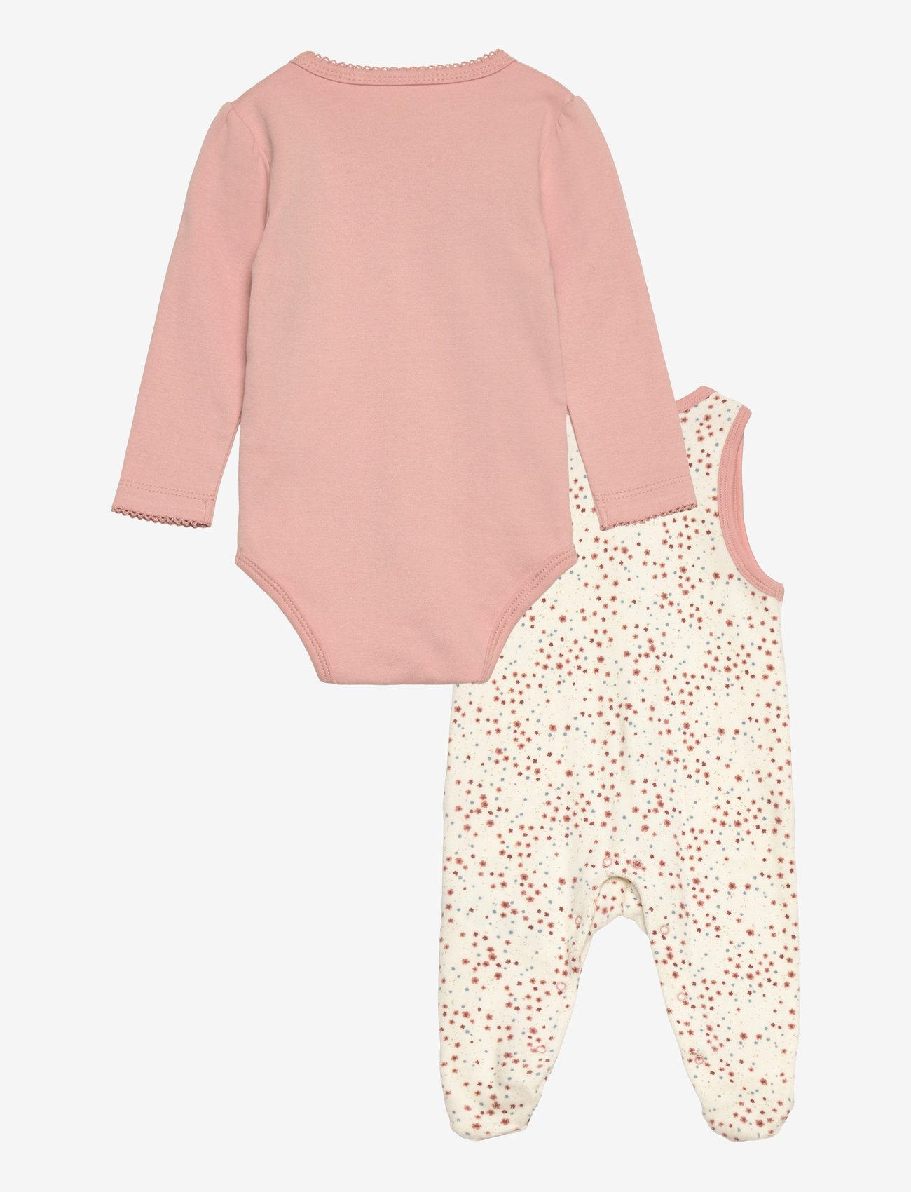 Fixoni - Body LS w.Velour Romper - sets mit body - misty rose - 1