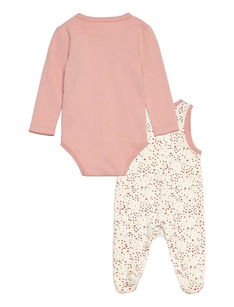 Fixoni - Body LS w.Velour Romper - sets mit body - misty rose - 1