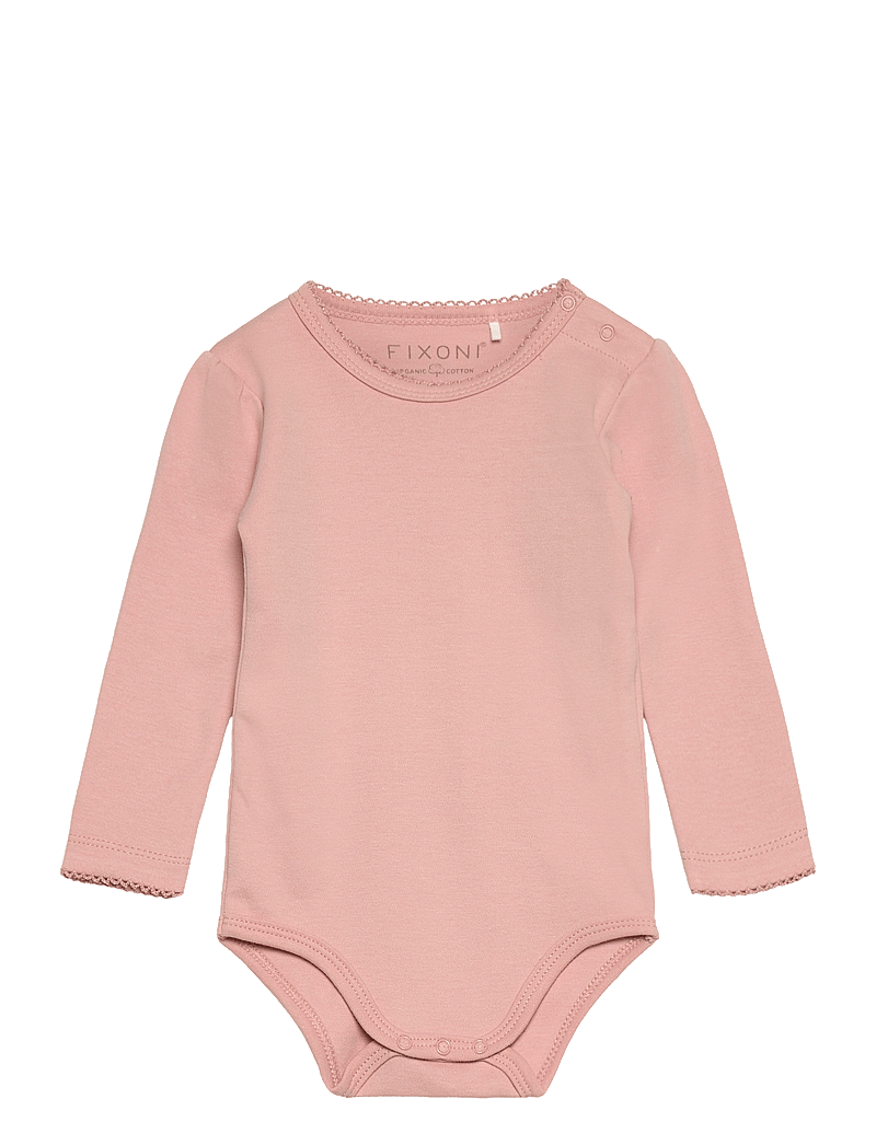 Fixoni - Body LS w.Velour Romper - sets mit body - misty rose - 2