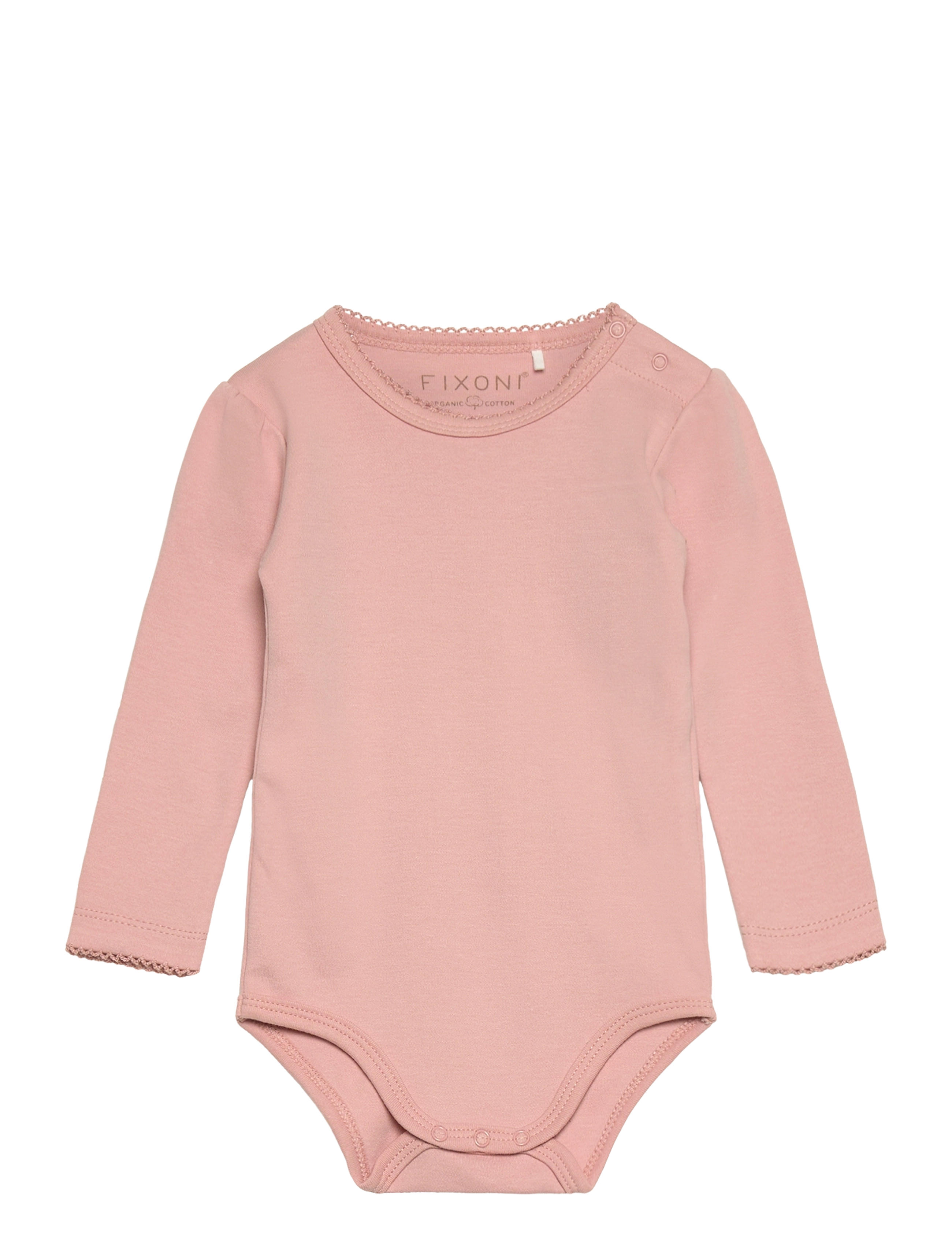 Fixoni - Body LS w.Velour Romper - komplektai su bodžiu - misty rose - 2