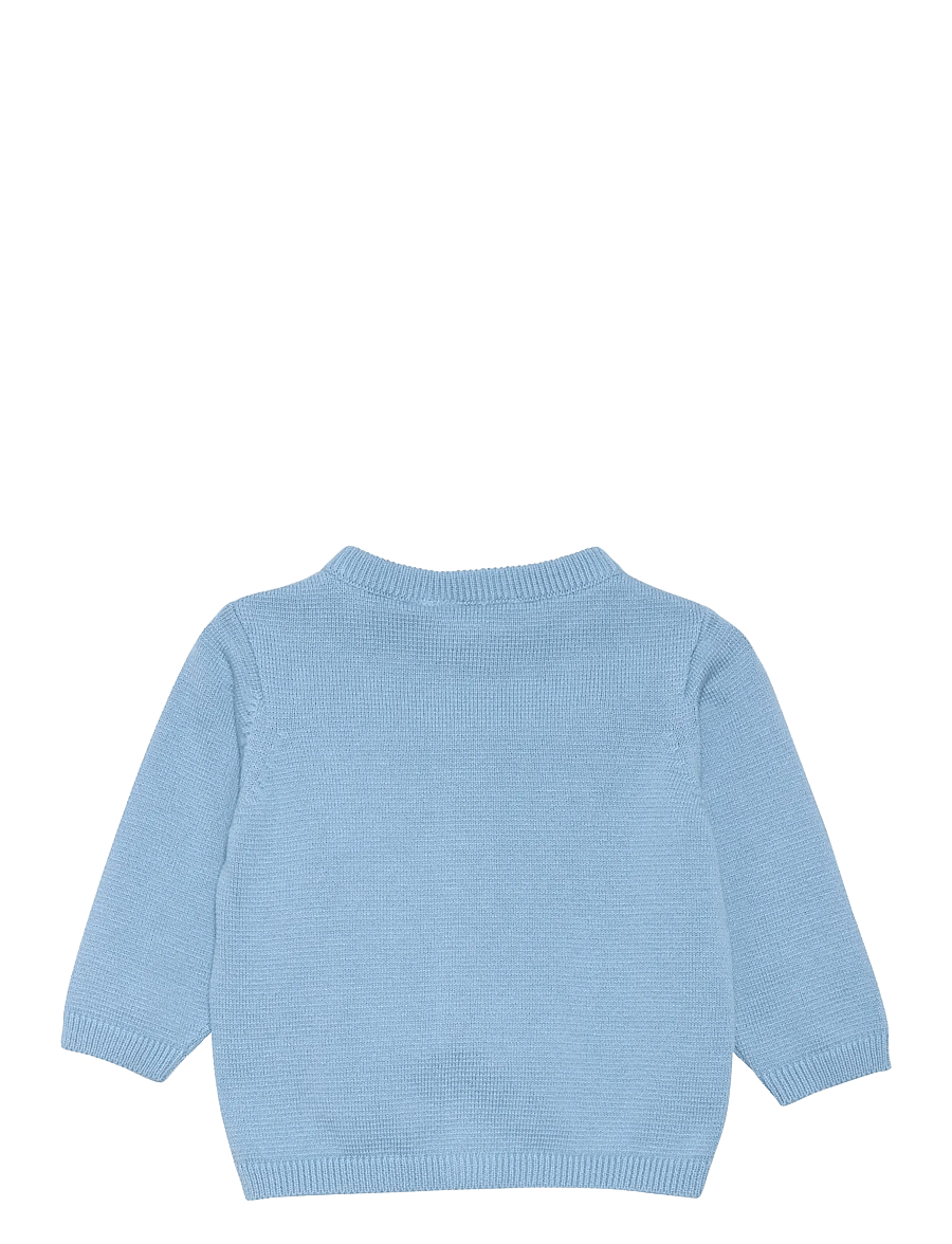 Fixoni - Knitted Cardigan - koftor - ashley blue - 1