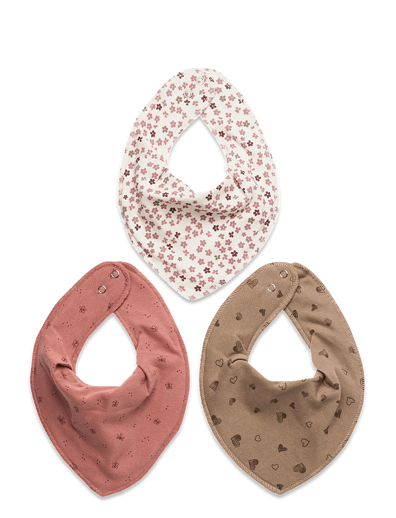 Fixoni - Bandana Bibs 3-pack - lätzchen - old rose - 0