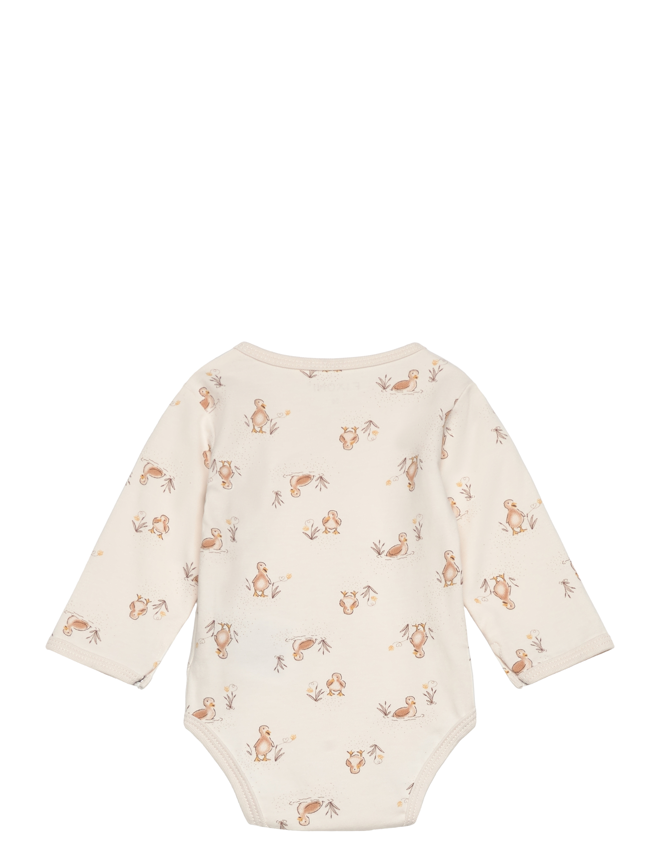 Fixoni - Wrap Body LS AOP - långärmade bodies - doe - 1