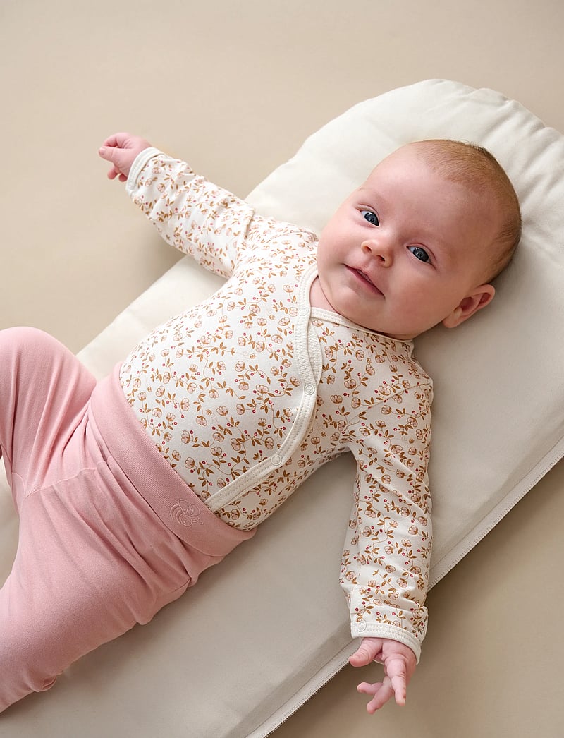 Fixoni - Wrap Body LS AOP - langärmelige bodys - pale mauve - 0