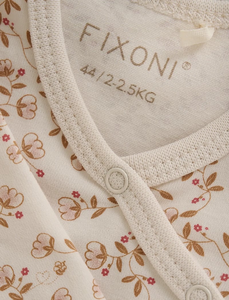 Fixoni - Wrap Body LS AOP - langärmelige bodys - pale mauve - 3