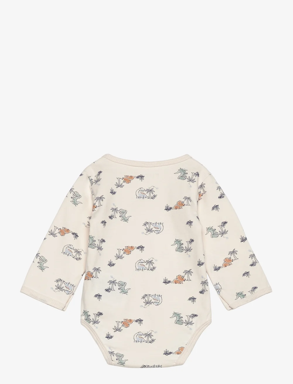 Fixoni - Wrap Body LS AOP - long-sleeved bodies - zen blue - 1