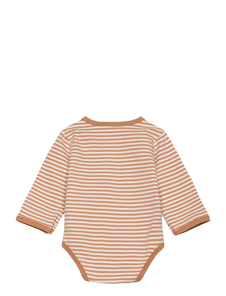 Fixoni - Wrap Body LS Y/D Stripe - pikkade varrukatega bodid - doe - 1