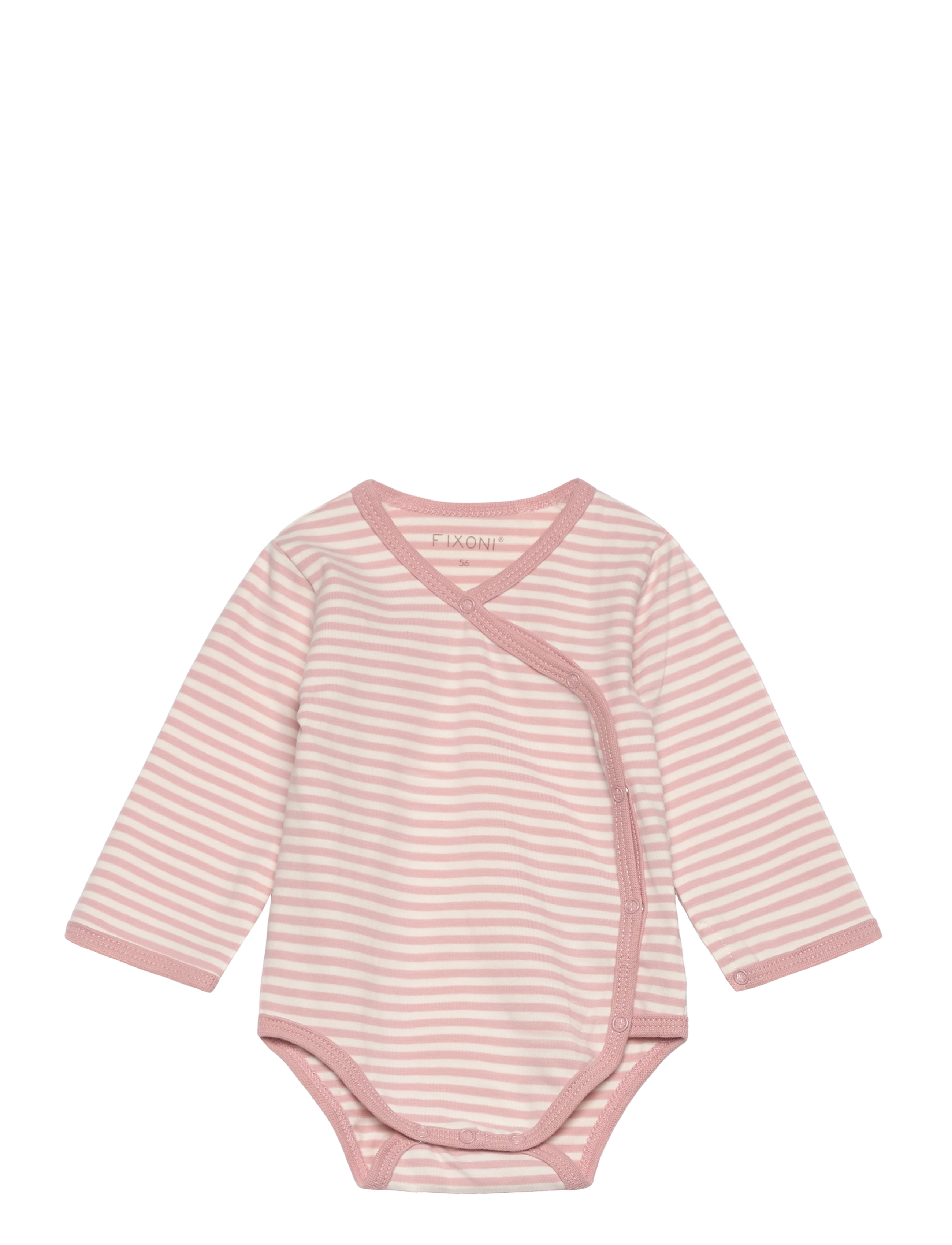 Fixoni Wrap Body LS Y/D Stripe - 4 for 3 - PALE MAUVE / pink/rose
