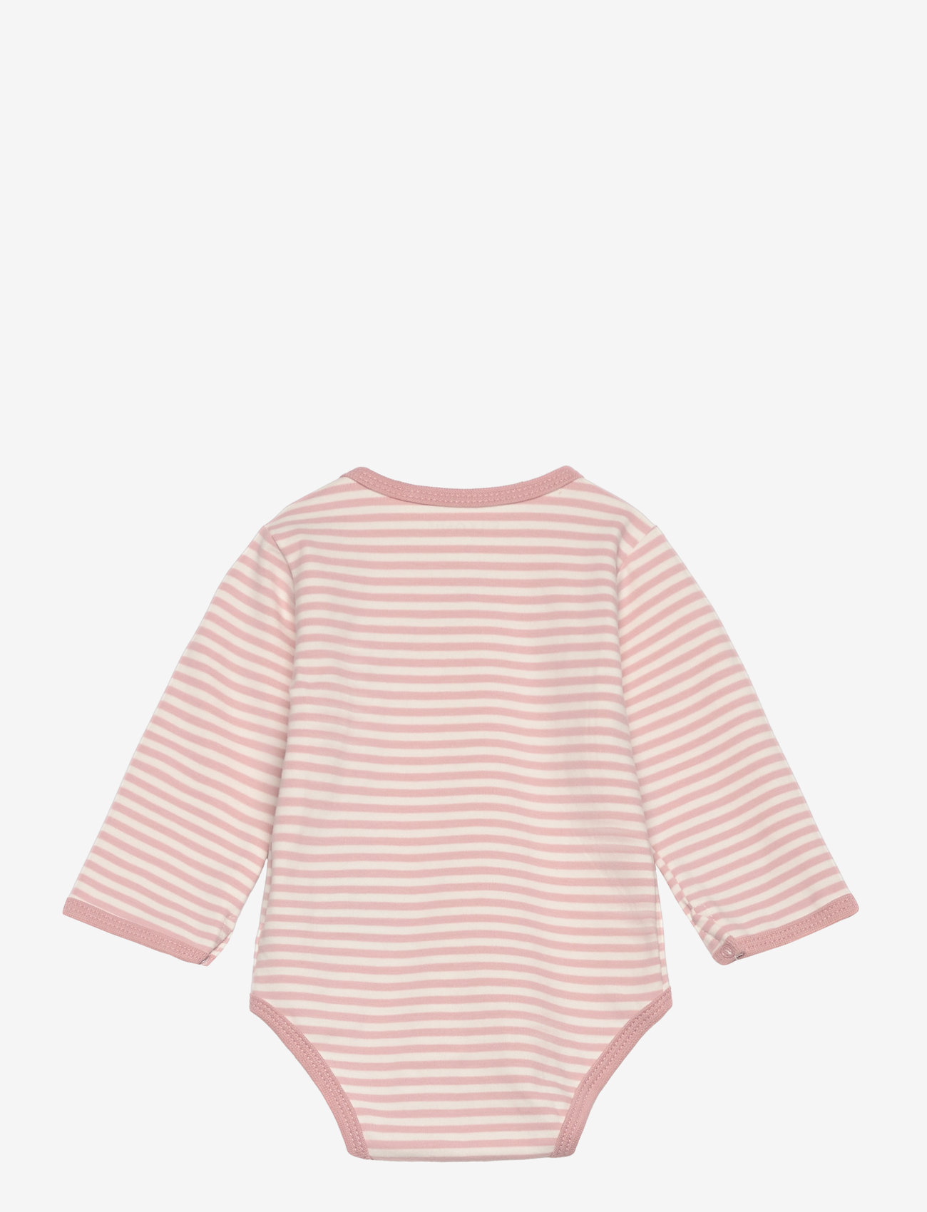 Fixoni - Wrap Body LS Y/D Stripe - rāpulīši ar garām piedurknēm - pale mauve - 1