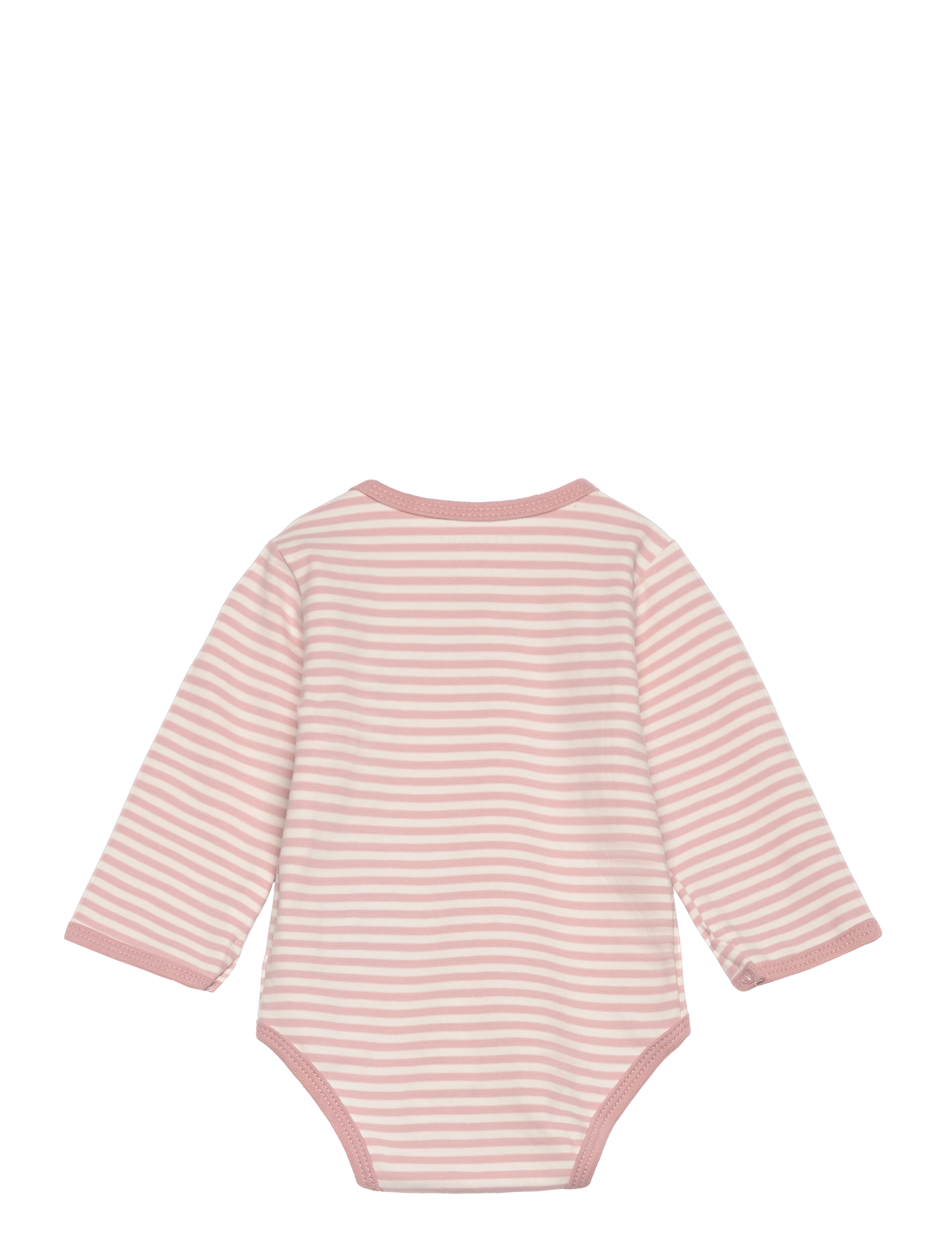 Fixoni - Wrap Body LS Y/D Stripe - pikkade varrukatega bodid - pale mauve - 1