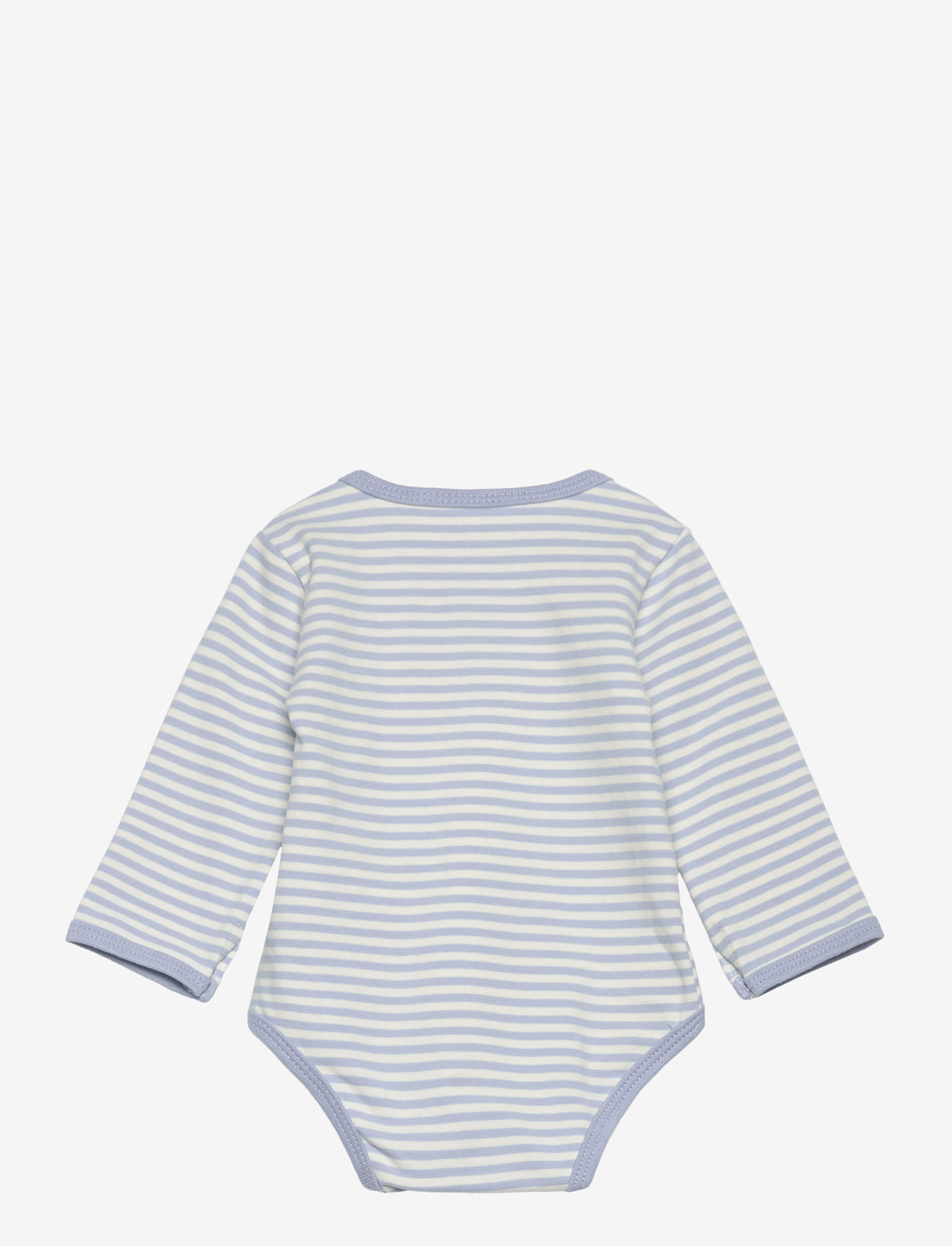 Fixoni - Wrap Body LS Y/D Stripe - long-sleeved bodies - zen blue - 1
