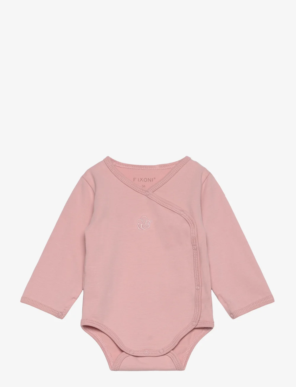 Fixoni - Wrap Body LS - långärmade bodies - pale mauve - 0