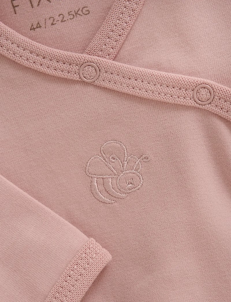 Fixoni - Wrap Body LS - rāpulīši ar garām piedurknēm - pale mauve - 2