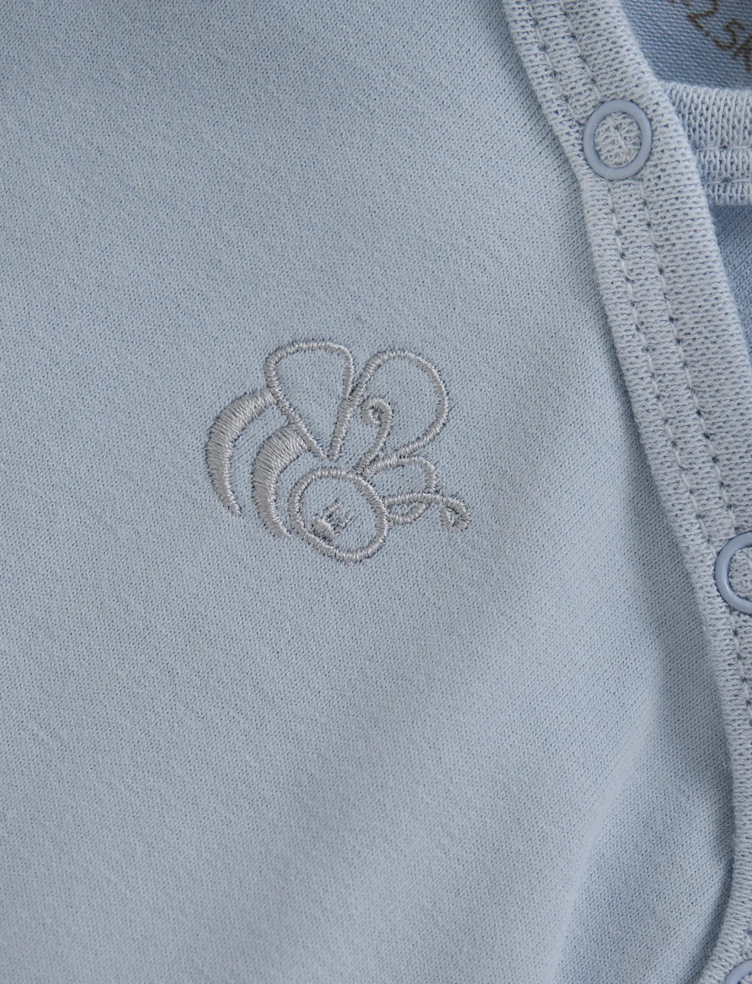 Fixoni - Wrap Body LS - långärmade bodies - zen blue - 2