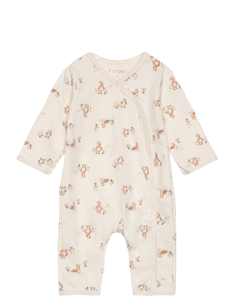 Fixoni - Jumpsuit AOP - langärmelig - doe - 0