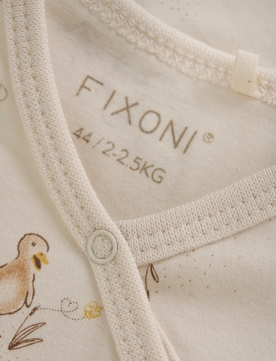 Fixoni - Jumpsuit AOP - långärmade bodysuits - doe - 2